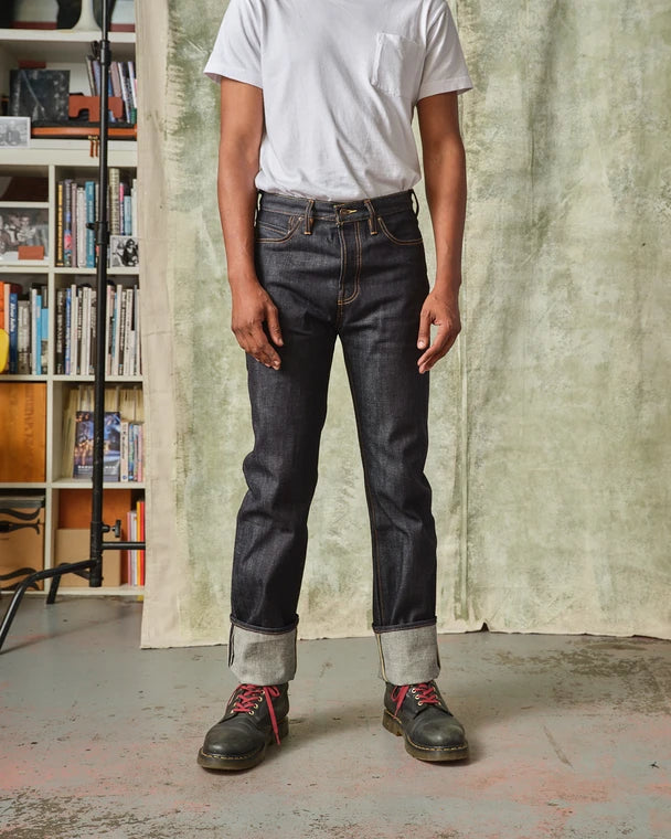 The Blubaugh- Mid Rise Slim Straight Selvedge Jeans- 14.75 oz.