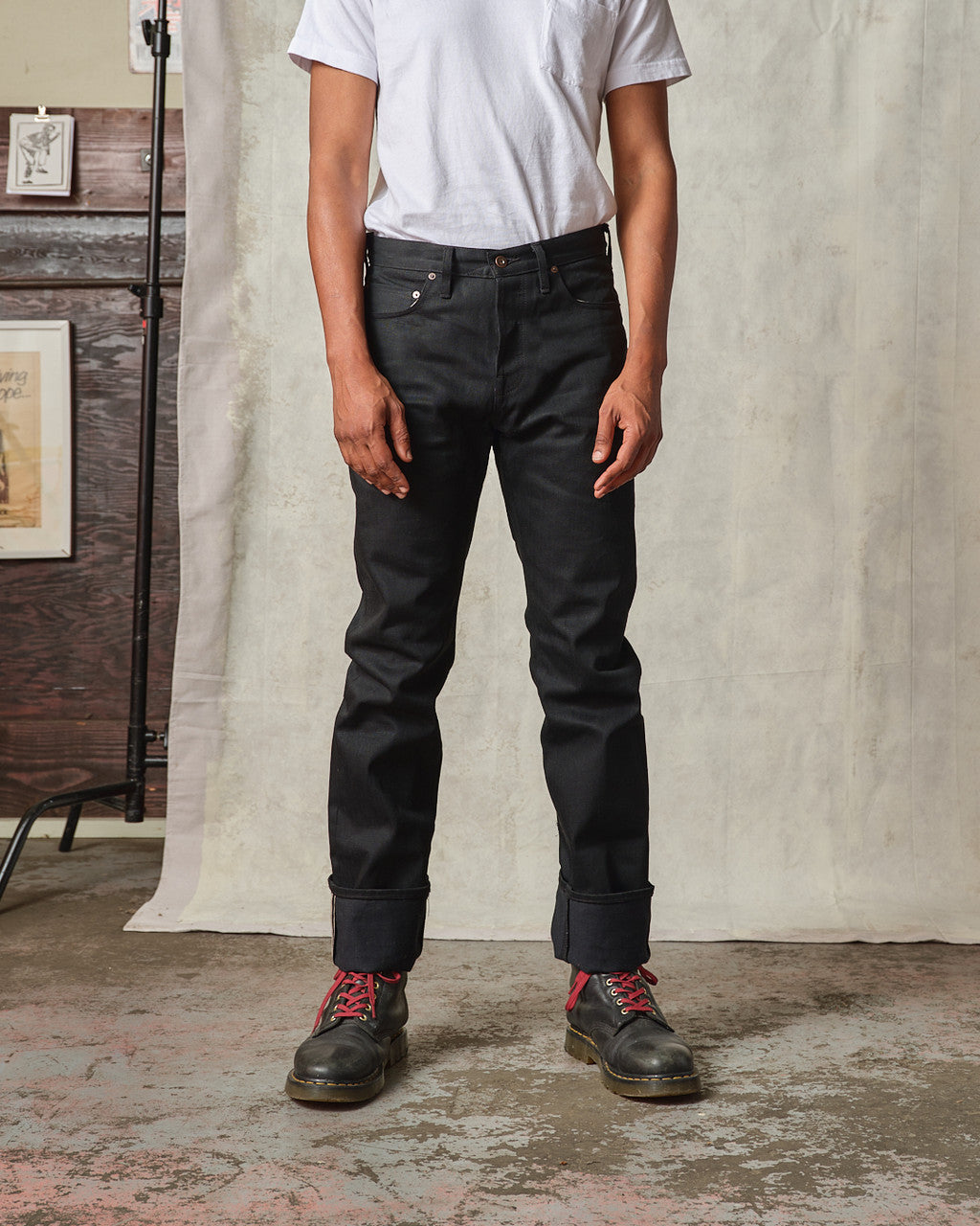 Ankara - Black Selvedge Jeans - 13.5 oz.