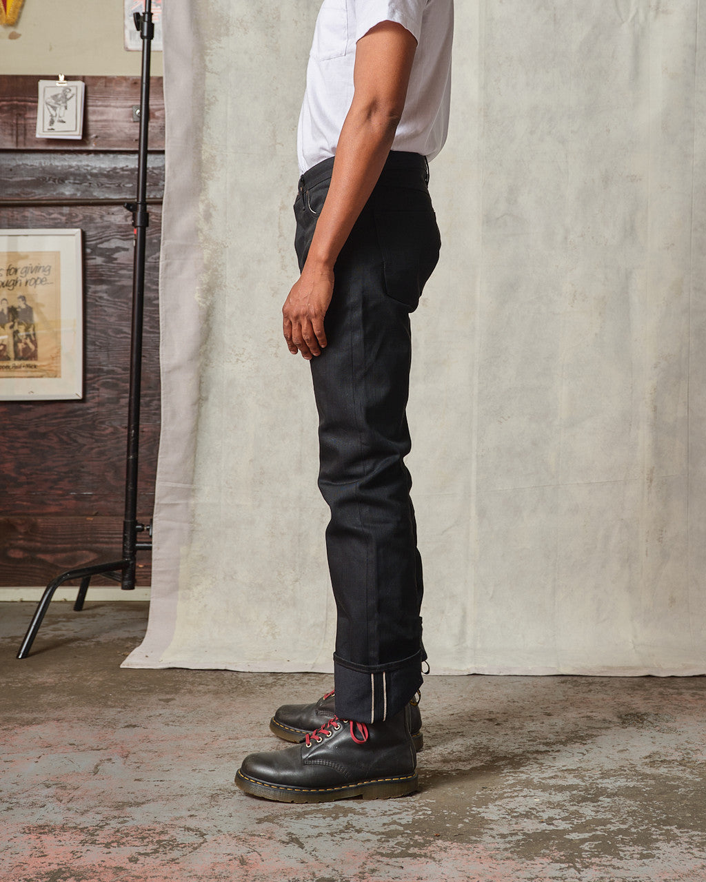 Ankara - Black Selvedge Jeans - 13.5 oz.