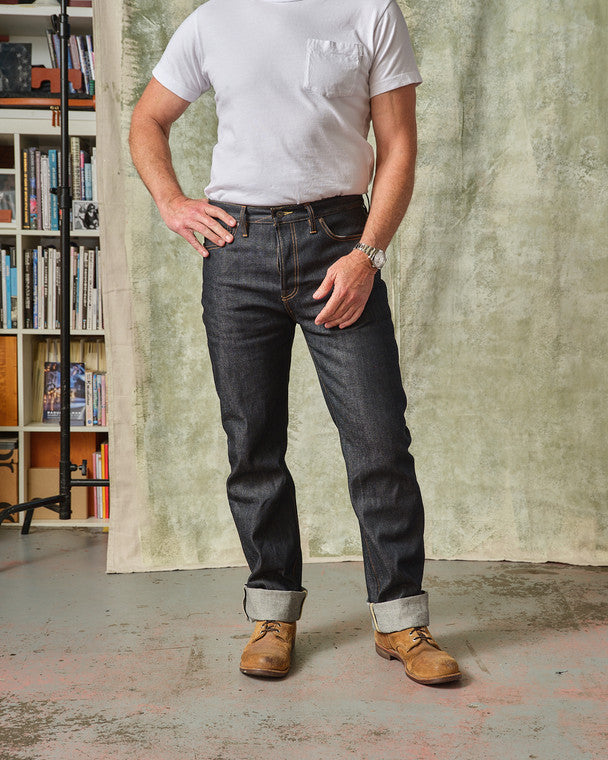 The Blubaugh- Mid Rise Slim Straight Selvedge Jeans- 12.5 oz.