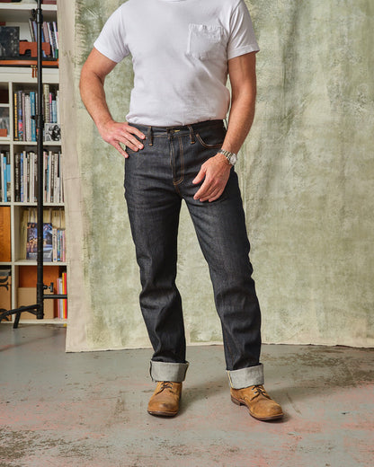 The Blubaugh- Mid Rise Slim Straight Selvedge Jeans- 12.5 oz.