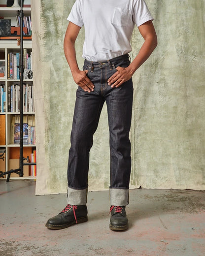 The Blubaugh- Mid Rise Slim Straight Selvedge Jeans- 14.75 oz.