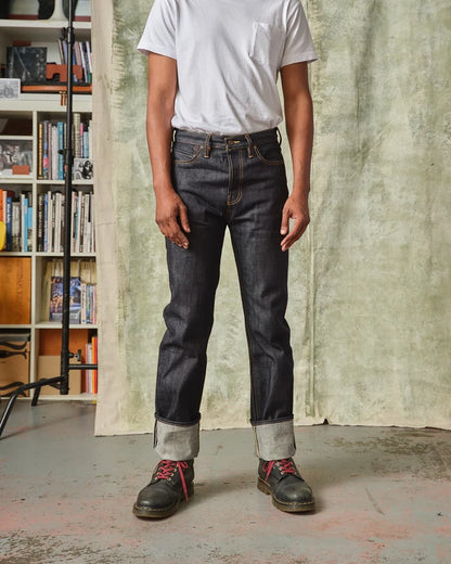 The Blubaugh- Mid Rise Slim Straight Selvedge Jeans- 14.75 oz.