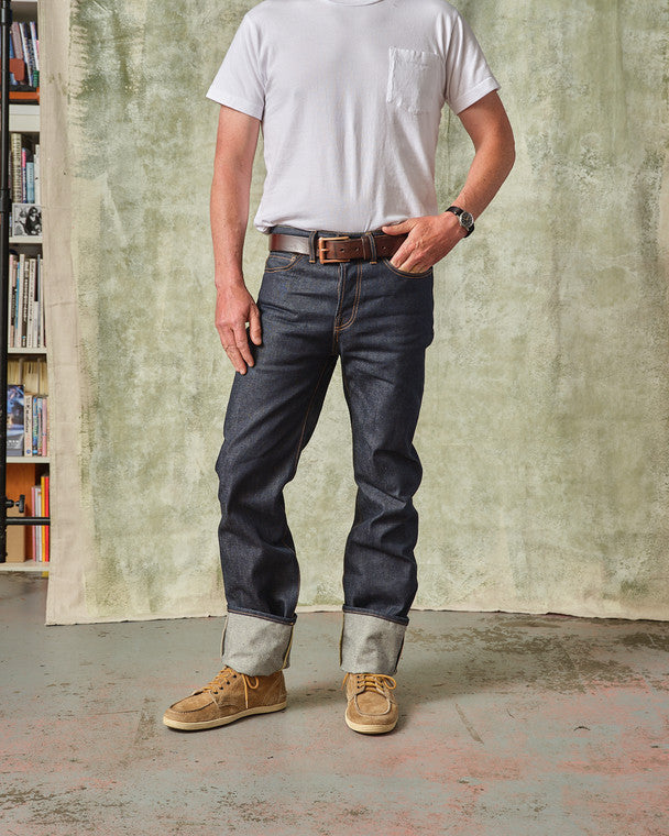 The Blubaugh- Mid Rise Slim Straight Selvedge Jeans- 16.5 oz.