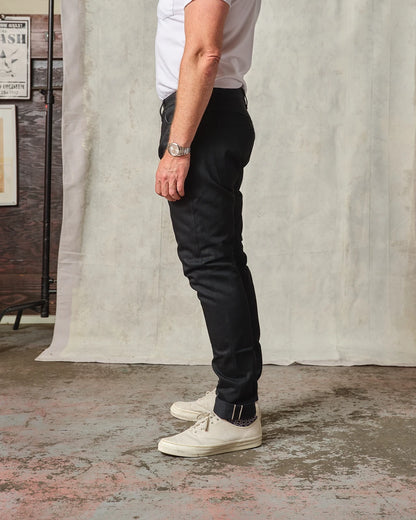 Ladbroke Grove - Slim Tapered Black Selvedge Jeans - 13.5 oz.