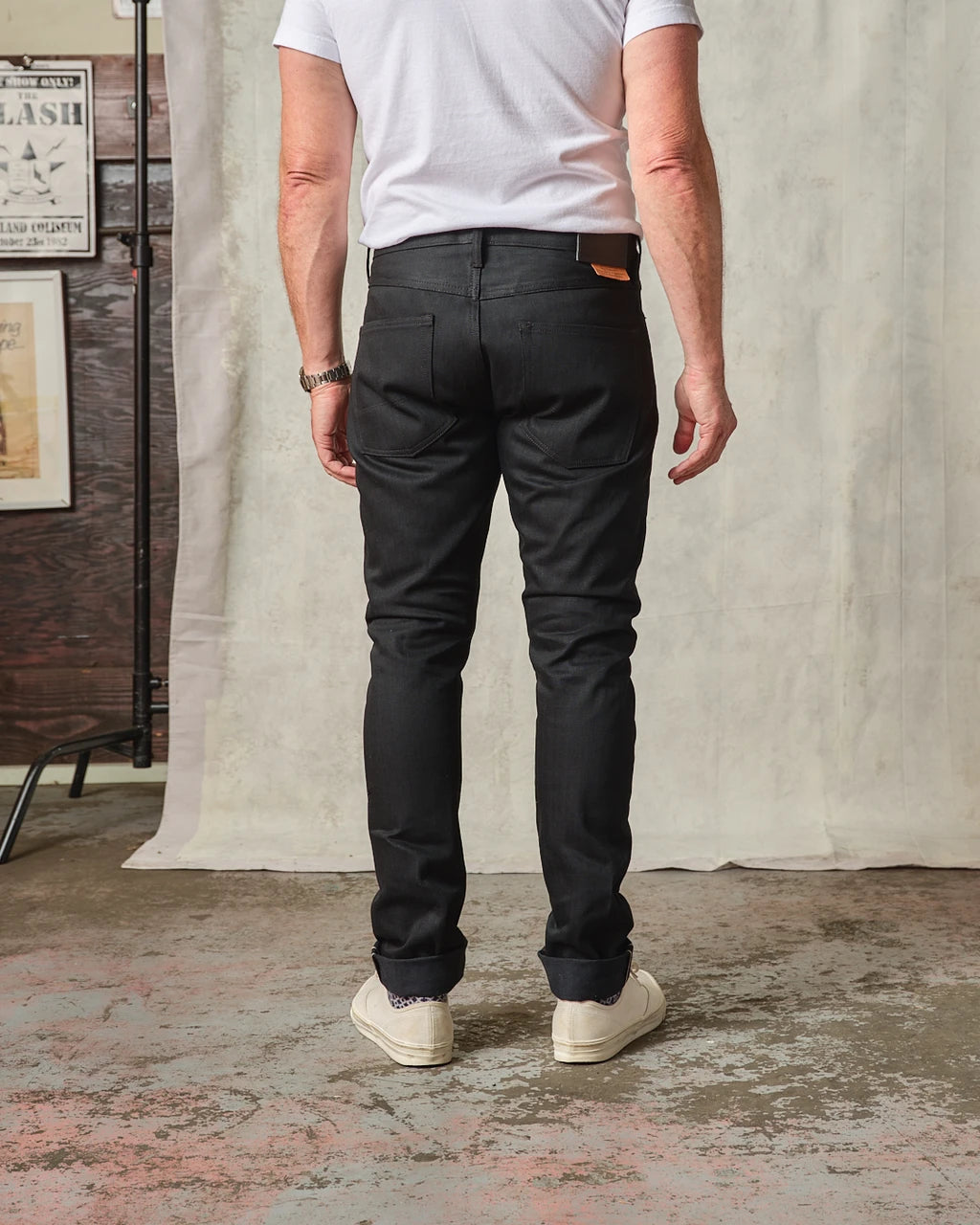 Ladbroke Grove - Slim Tapered Black Selvedge Jeans - 13.5 oz.