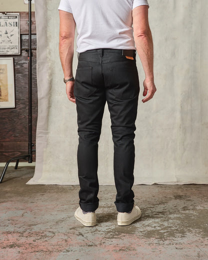 Ladbroke Grove - Slim Tapered Black Selvedge Jeans - 13.5 oz.