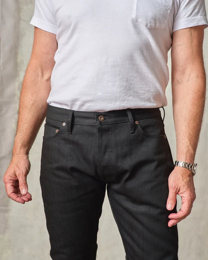 Ladbroke Grove - Slim Tapered Black Selvedge Jeans - 13.5 oz.